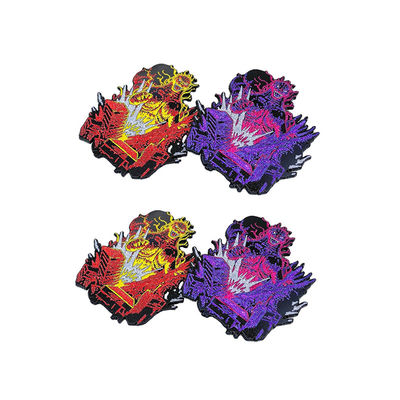 खरीदें बैंगनी सैंडब्लास्ट आकार कस्टम लोगो लैपल पिन धातु पिन बैज शिल्प कस्टम online manufacture