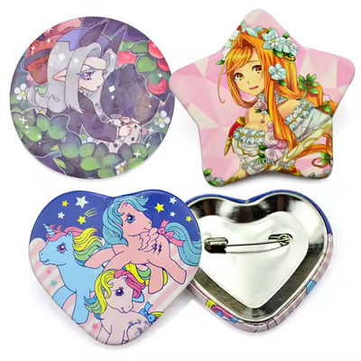 खरीदें कारखाना प्रत्यक्ष बिक्री कम कीमत कस्टम बटन बैज पिन मुद्रित लोगो रिक्त टिन बटन बैज भागों 37 मिमी 58 मिमी online manufacture