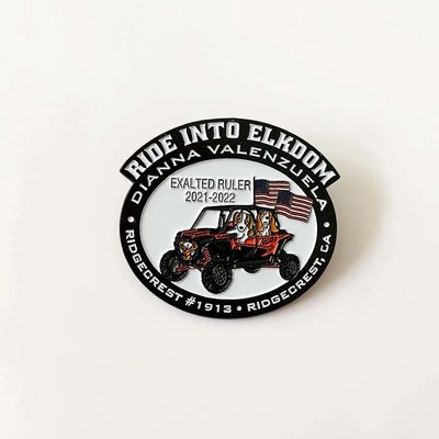 खरीदें कर्मचारी मान्यता के लिए कस्टम लैपल पिन - हार्ड इनामेल धातु बैज online manufacture