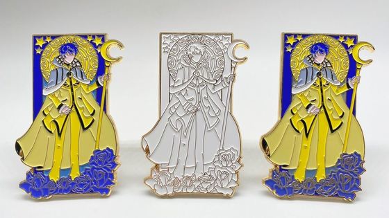 खरीदें Custom Lapel Pins with Rubber Clutch and Black Plating for Commemorative Souvenirs online manufacture