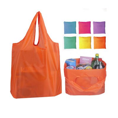 अच्छी कीमत Wholesale Polyester Foldable Shopping Bag - Lightweight Reusable Grocery Bag Custom Logo for Supermarket ऑनलाइन