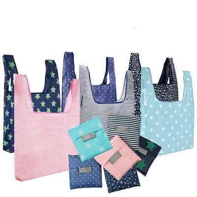 अच्छी कीमत Water Resistant Eco-Friendly Folding and Portable Oxford Cloth Shopping Tote Grocery Bag with Custom Logo Printing (in stock) ऑनलाइन
