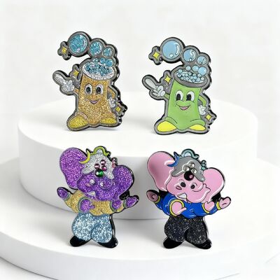 खरीदें स्वर्ण चांदी तांबे की चढ़ाई के साथ कस्टम नरम हार्ड तामचीनी लेपल पिन बैज online manufacture