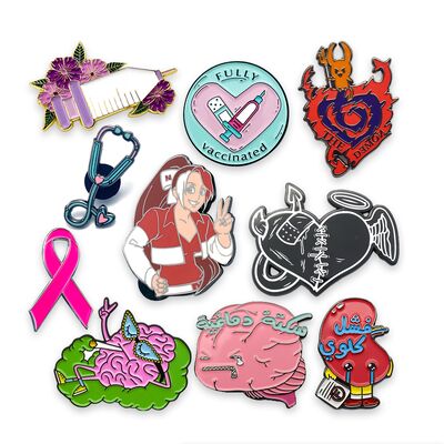 खरीदें 1.5 मिमी मोटाई और 35 मिमी आकार के साथ कस्टम लैपल पिन 5-7 कार्य दिवसों में बनाया गया online manufacture