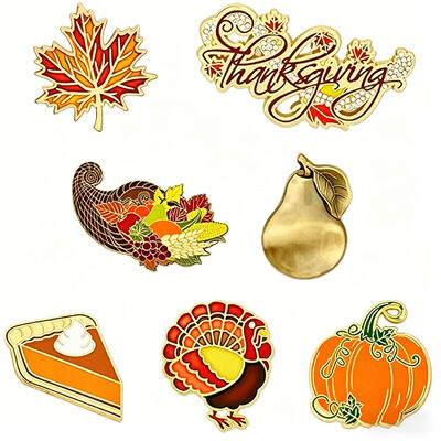 खरीदें फैशन पिन निर्माता से कपड़ों की सजावट के लिए कस्टम मेटल हैट पिन और एनामेल ब्रोच। online manufacture