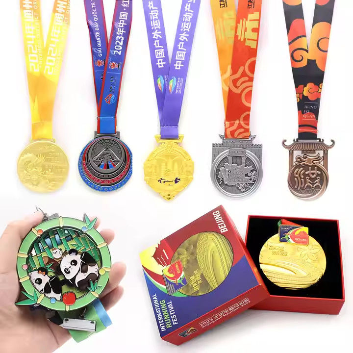 Custom Swimming Club Metal Medals Zinc Alloy Sports Awards