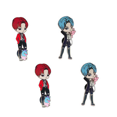 अच्छी कीमत पहचान और सजावट के लिए कस्टम डिज़ाइन हार्ड इनामेल जिंक मिश्र धातु बैज लैपल पिन ऑनलाइन