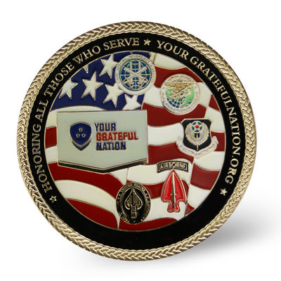 संग्रहणीय और स्मृति चिन्ह के लिए अनुकूलित डिजाइन और जिंक मिश्र धातु सामग्री के साथ स्वर्ण लेपित कस्टम सिक्का