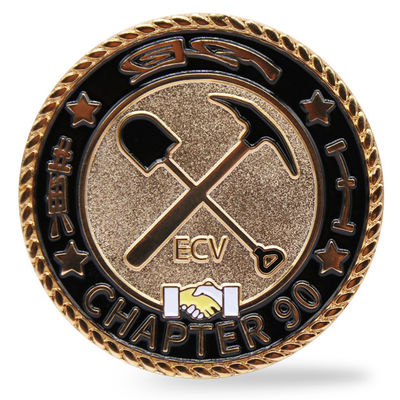 अच्छी कीमत सोने की परत वाली सॉफ्ट एनेमल कस्टम कॉइन 2 इंच की यादगार चैलेंज कॉइन संग्रहणीय वस्तुओं के लिए ऑनलाइन