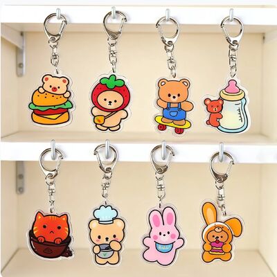 प्रमोशनल कस्टम एक्रेलिक होटल रूम नंबर प्लेट कीचेन क्रिएटिव डायमंड नेमप्लेट बुनी तकनीक स्क्वायर पैटर्न के साथ