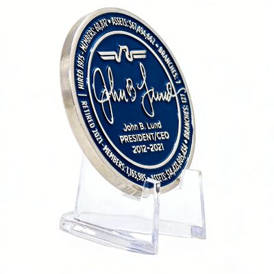 2 इंच - 2.5 इंच दो तरफा कस्टम चैलेंज सिक्का