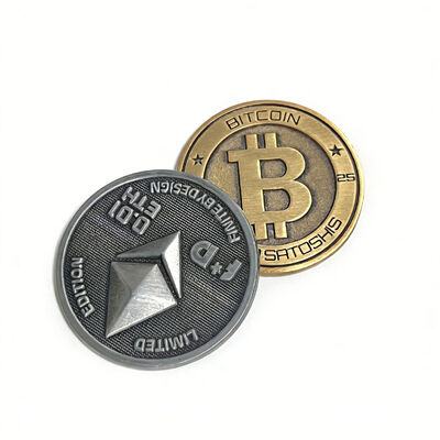 अच्छी कीमत मोटरसाइकिल क्लबों और कलेक्टरों के लिए लेटरप्रिंटिंग और प्राचीन कांस्य फिनिश के साथ डबल साइड कस्टम सिक्का ऑनलाइन