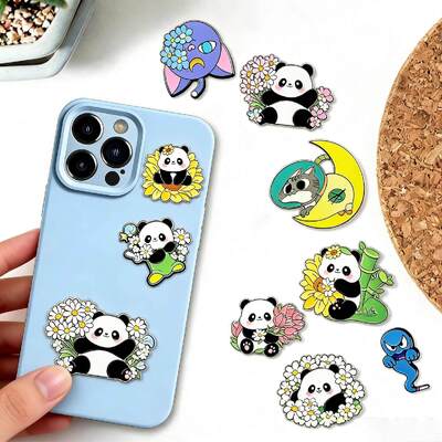 Custom 3M Gold Metal Sticker with Zinc Alloy Construction for Residue-Free Mobile Phone Decoration