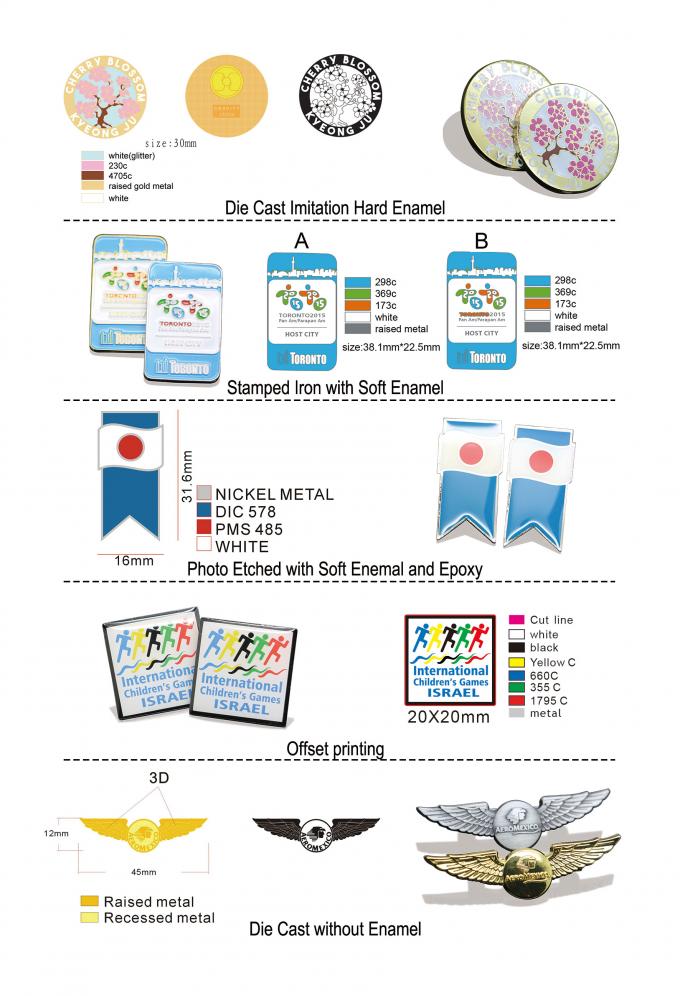 कस्टम तामचीनी पिन कोई न्यूनतम चमक ब्रश एनीमे हार्ड तामचीनी पिन सॉफ्ट लैपल बैज 5