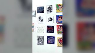 रेफ्रिजरेटर डी के लिए वैयक्तिकृत कस्टम ऐक्रेलिक फ्रिज मैग्नेट डिज़ाइन प्यारा पशु रेफ्रिजरेटर मैग्नेट